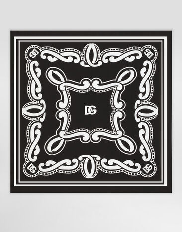 Dolce & Gabbana Bandanna-print silk scarf Multicolor GQ260EG0WUE