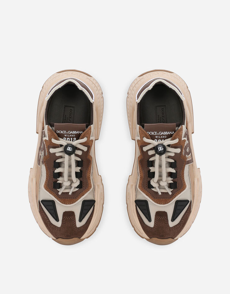 Dolce & Gabbana Sneaker Daymaster aus Nylon mit DG-Logo Beige DA5119AQ040