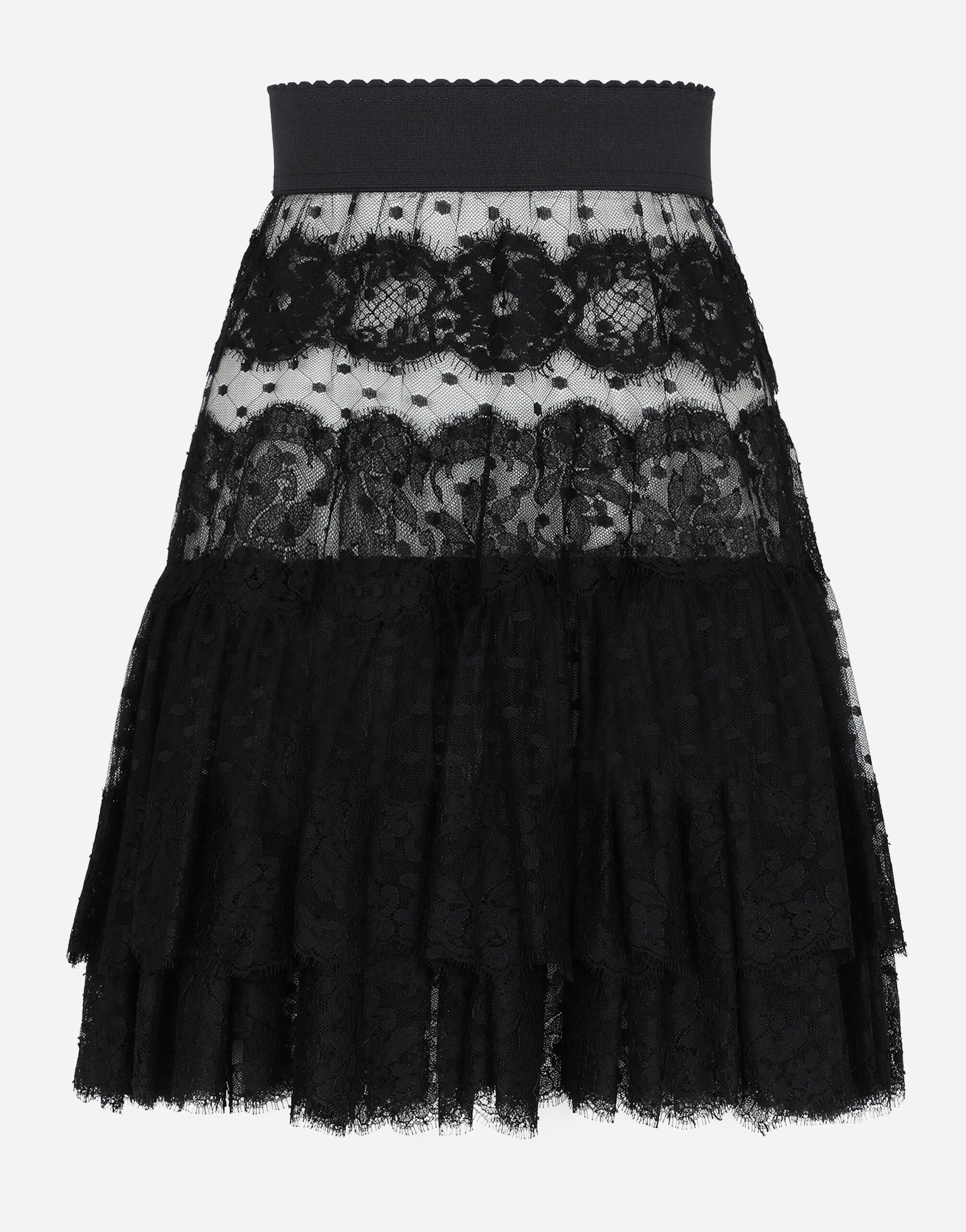 DOLCE&GABBANA レース　スカート dolce-gabbana-floral-print-