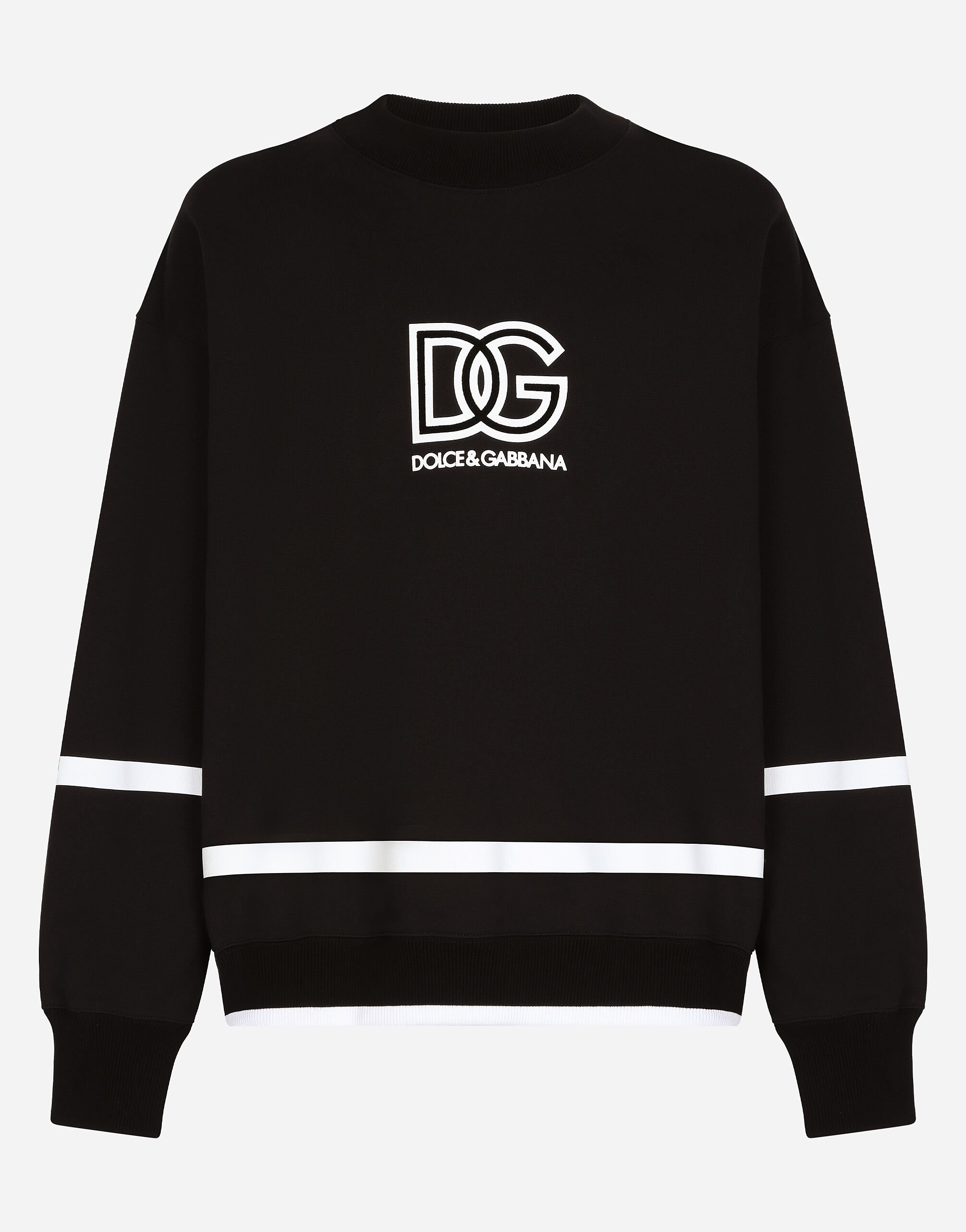 Dolce & Gabbana Sweat-shirt ras de cou à logo DG Imprimé G9AQVTHI7X6