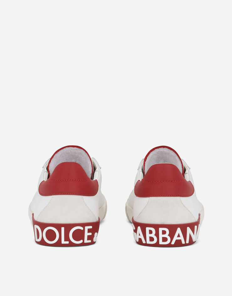 Dolce & Gabbana Sneaker Portofino Vintage aus Kalbsleder Mehrfarbig CS2203AM779