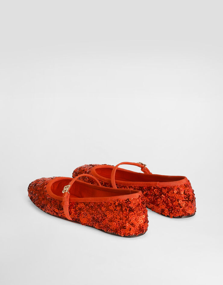 Dolce & Gabbana Sequin ballet flats Dolce & Gabbana Sequin ballet flats Multicolor CB0284A0598