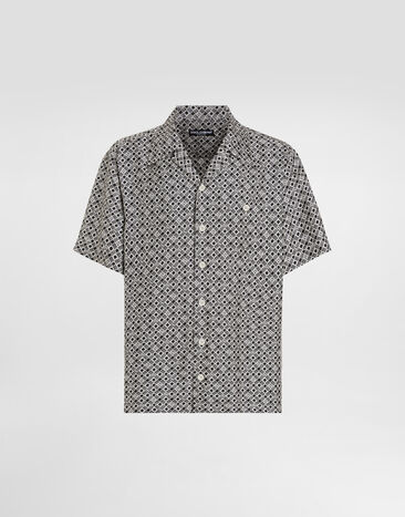 Dolce & Gabbana Chemise en soie à imprimé cravates Imprimé G5JH9TIS1XV