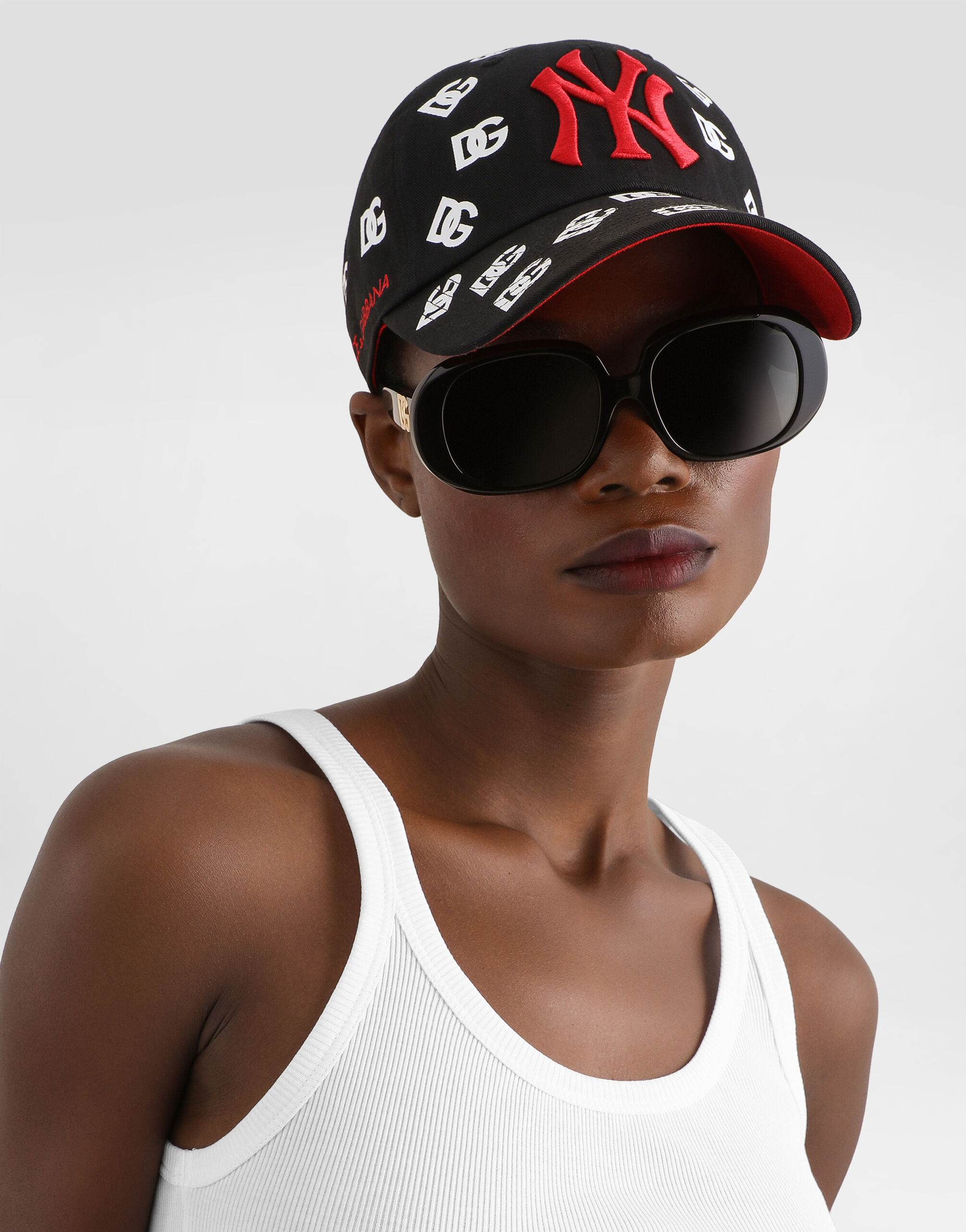 Dolce & Gabbana キャップ Dolce&Gabbana X '47 New York Yankees Logo-Print Baseball Cap in