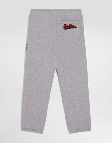 Dolce & Gabbana Fleece trousers with logo  L4JPLSG7P6J