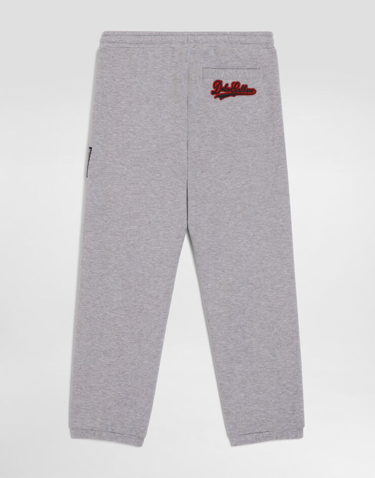Dolce & Gabbana Fleece trousers with logo  L4JPLSG7P6J