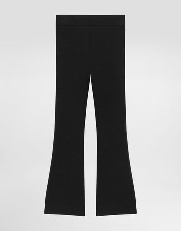 Dolce & Gabbana Trousers with DG patch Black L5JPH9G7PSC