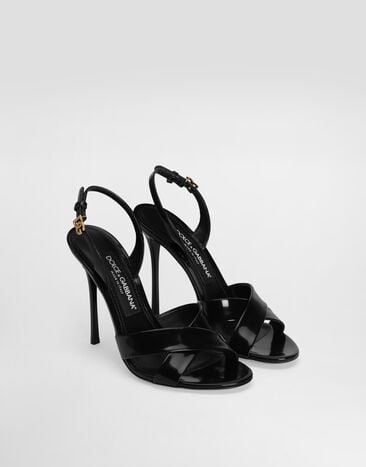 Dolce & Gabbana Sandalias en piel de becerro Negro CR2088A3P26