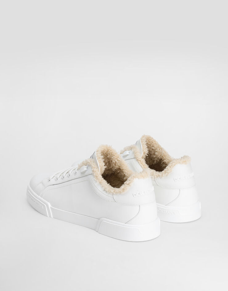 Dolce & Gabbana Sneakers Portofino Light aus Kalbsleder Mehrfarbig CS2373AQ076