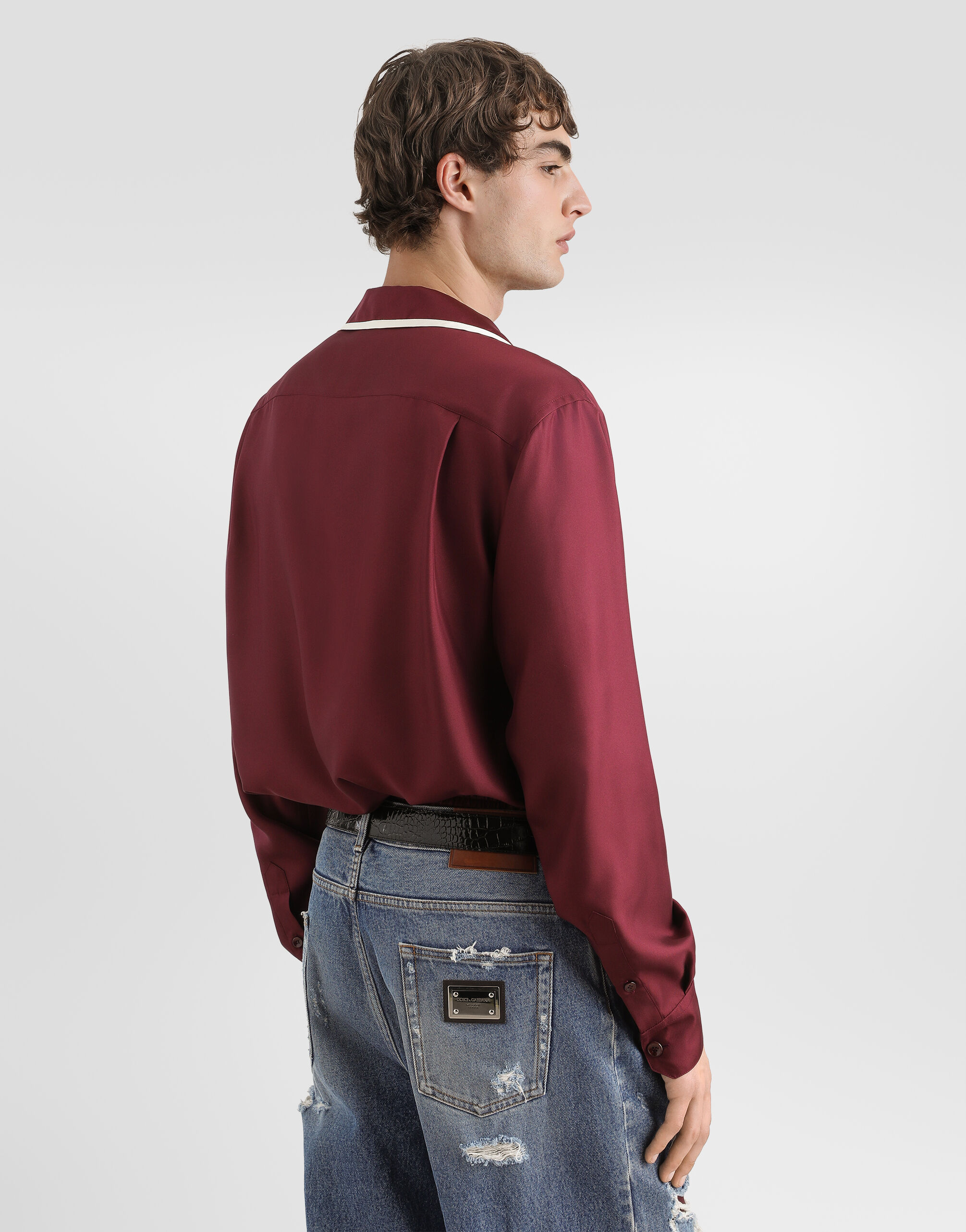 Vanity silk twill shirt - thumbnail 5