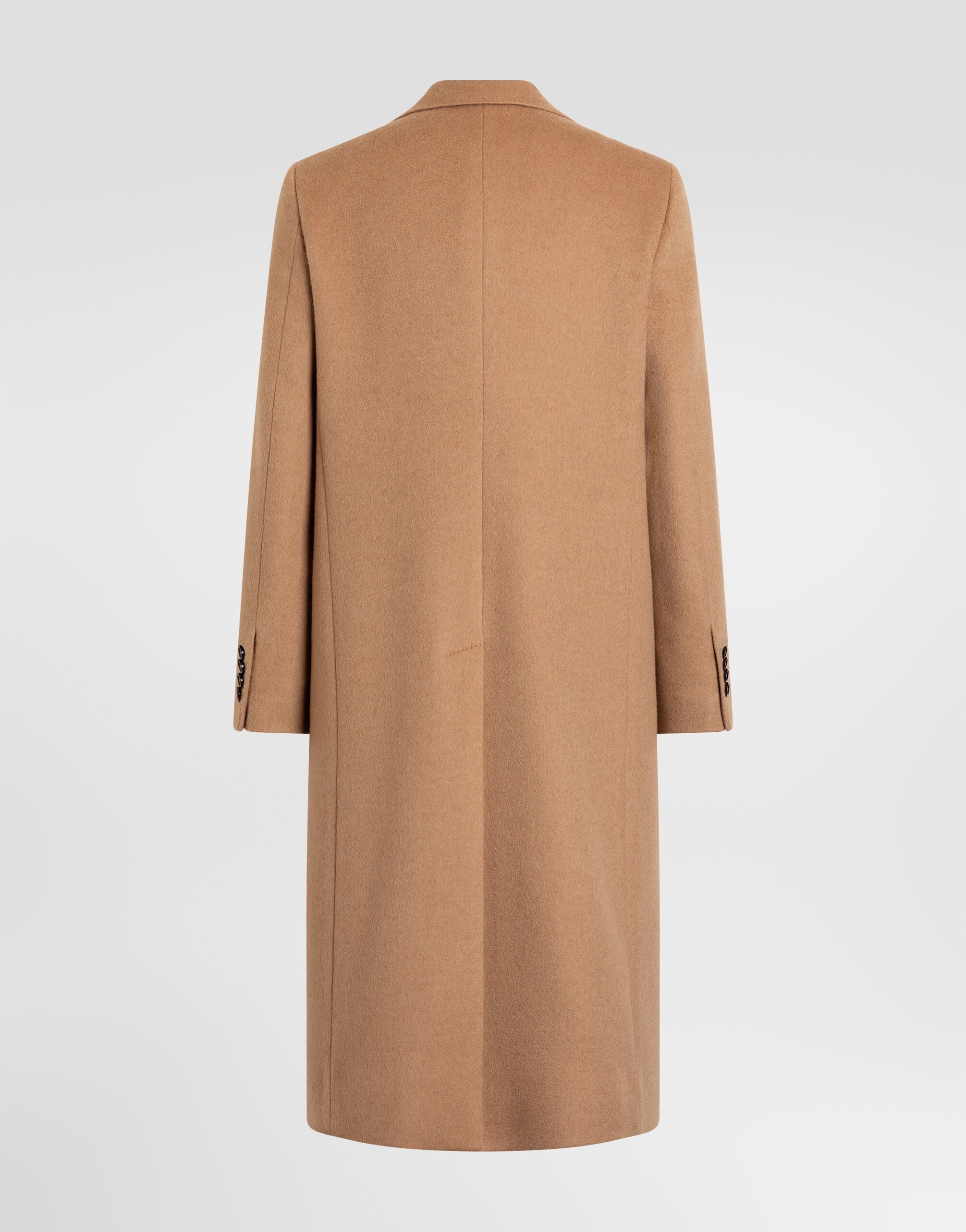 Double-breasted camel coat in Brown for Men | Dolce&Gabbana® US