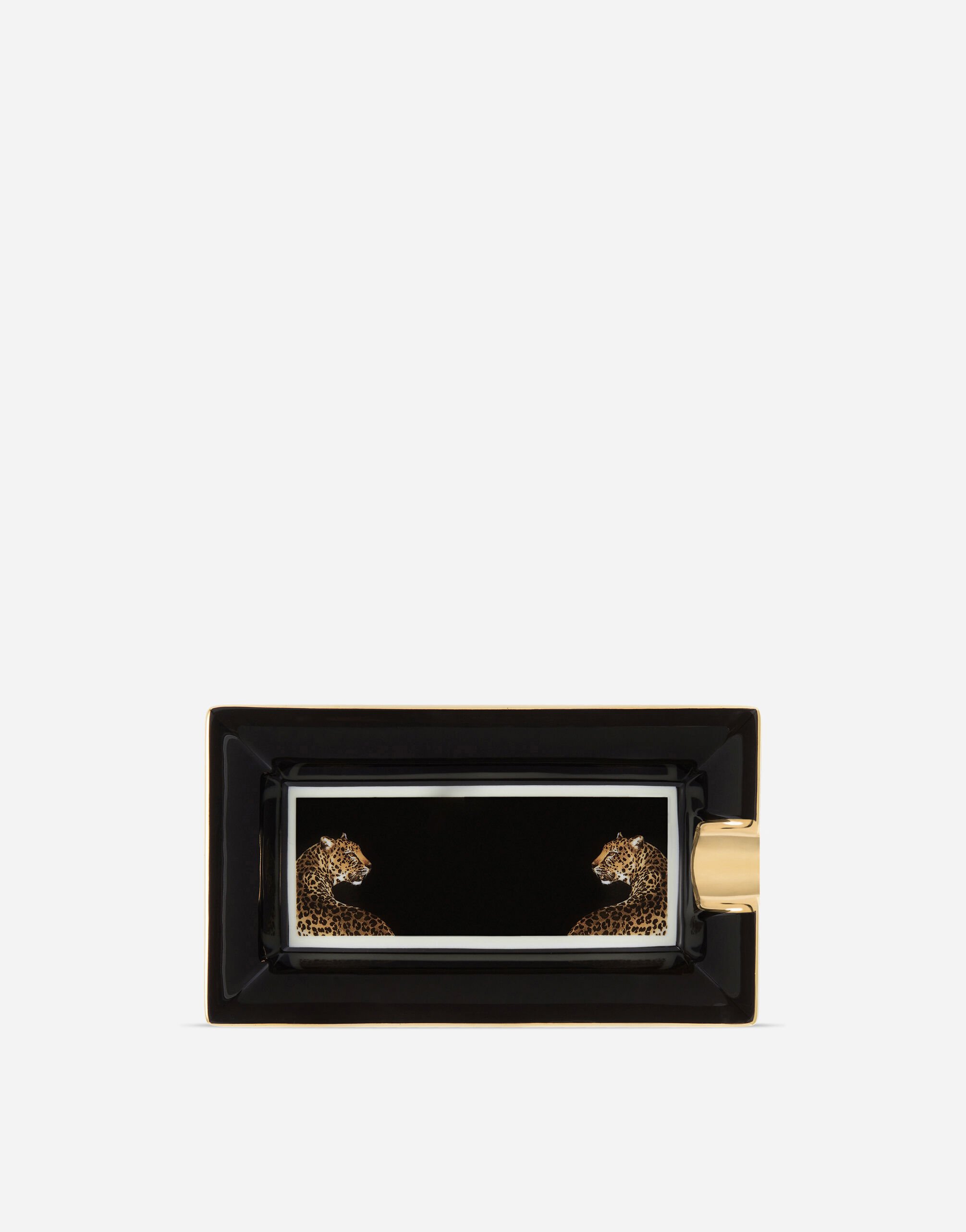 Dolce & Gabbana Aschenbecher aus Porzellan Mehrfarbig TCC087TCAG3