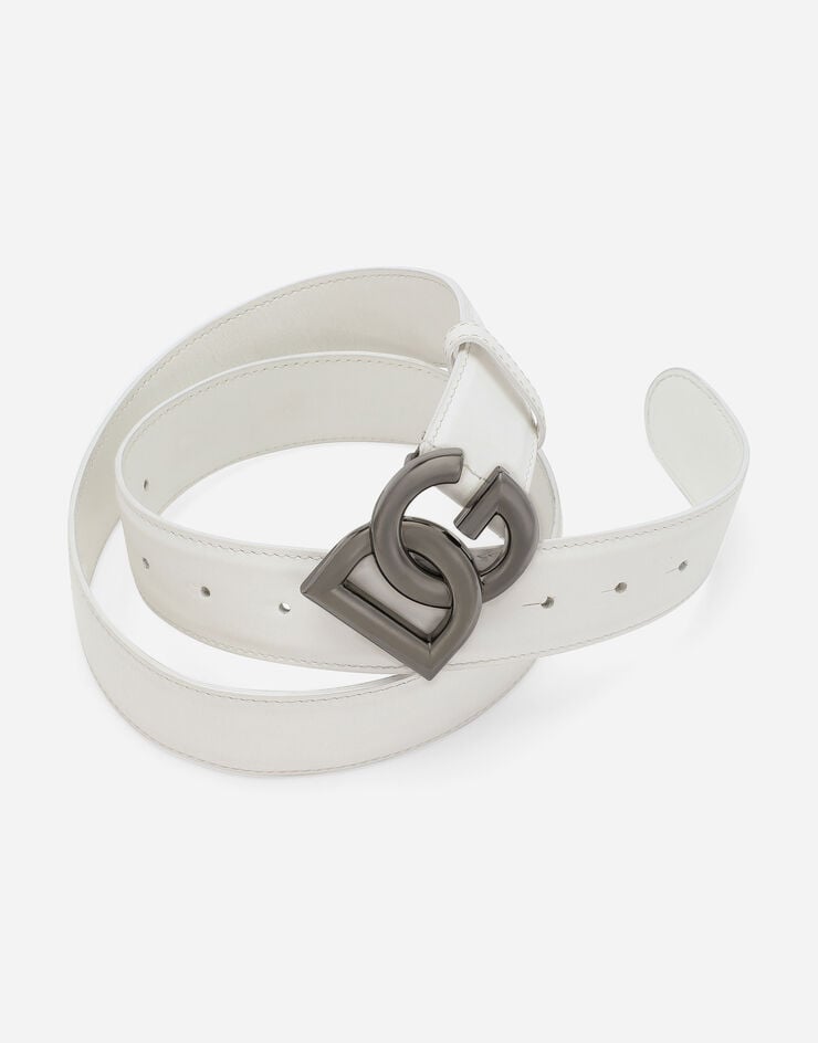 Dolce & Gabbana ベルト DGロゴバックル ホワイト BC4693AQ765