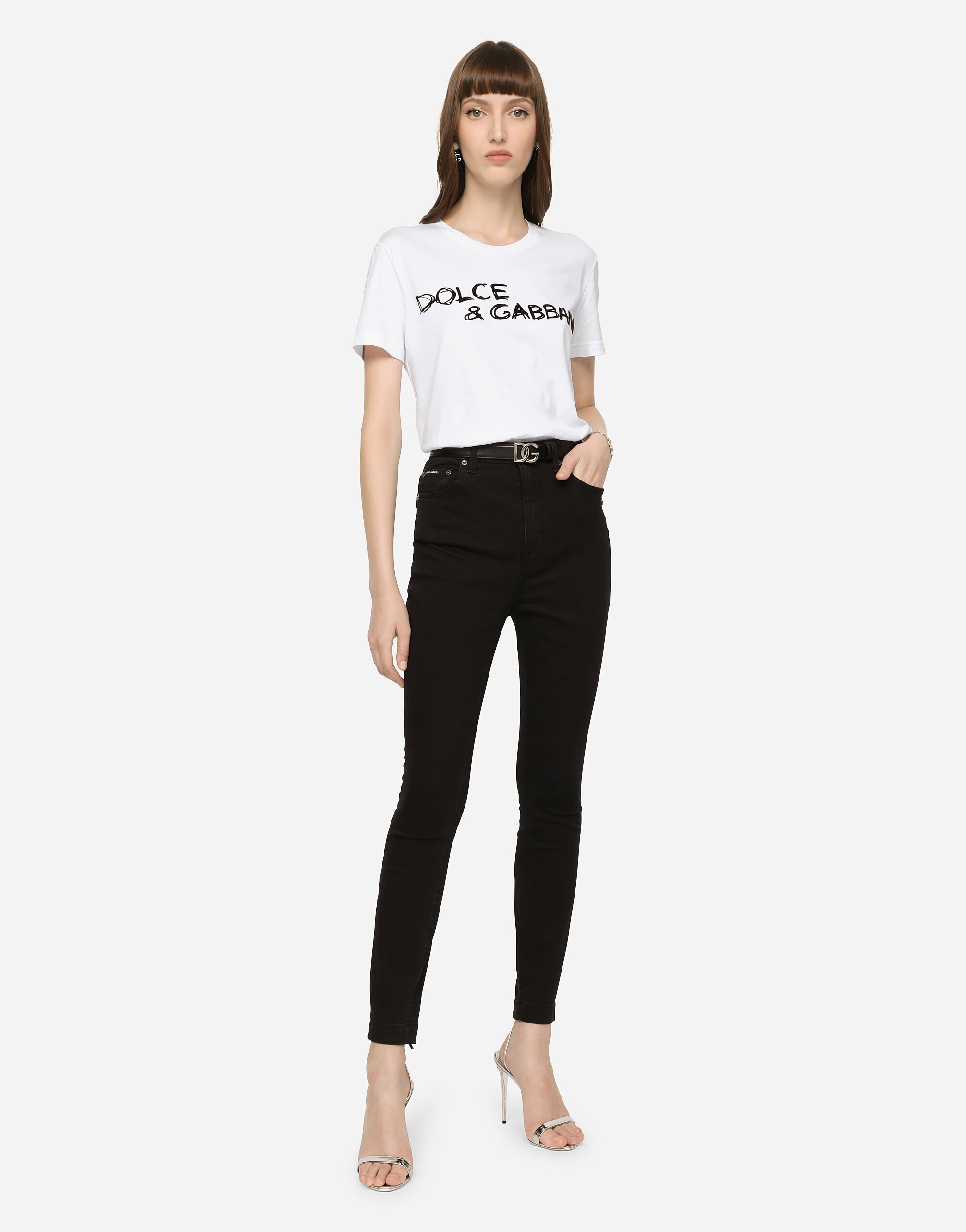 Dolce and gabbana top black jeans