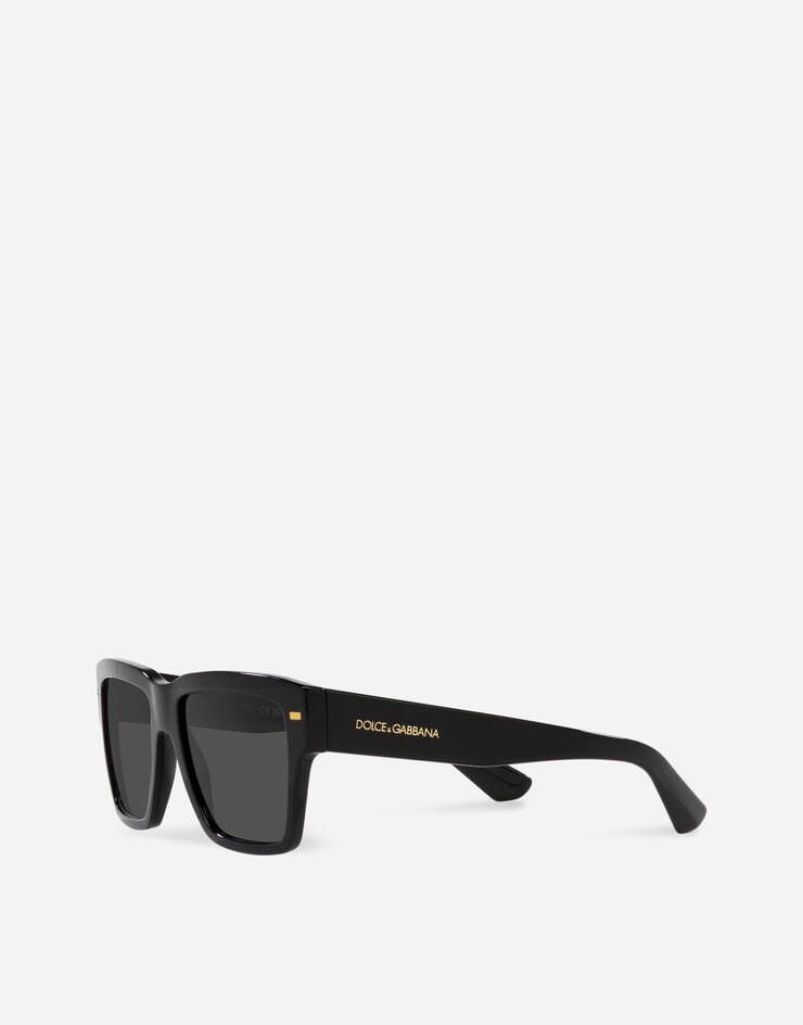 Dolce & Gabbana Sonnenbrille Lusso Sartoriale Schwarz VG443BVP187