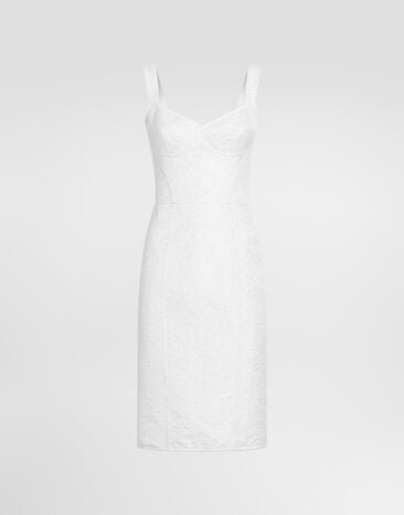 Dolce & Gabbana Korsettkleid aus Brokat Dolce & Gabbana Korsettkleid aus Brokat White F63G9THJMR4