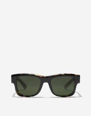 Dolce & Gabbana نظارة شمسية Lusso Sartoriale أسود على هافان أصفر VG4515VP471