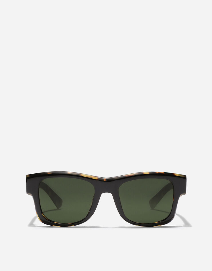 Dolce & Gabbana نظارة شمسية Lusso Sartoriale أسود على هافان أصفر VG4515VP471