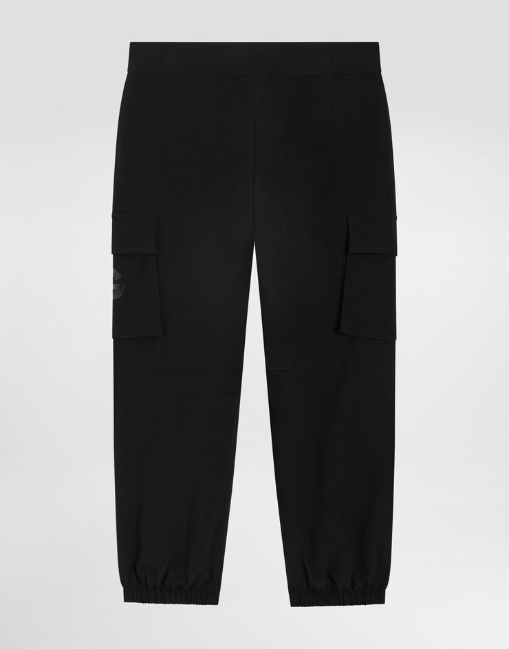 Dolce & Gabbana DG logo nylon trousers Black L4JPLNG7PVL