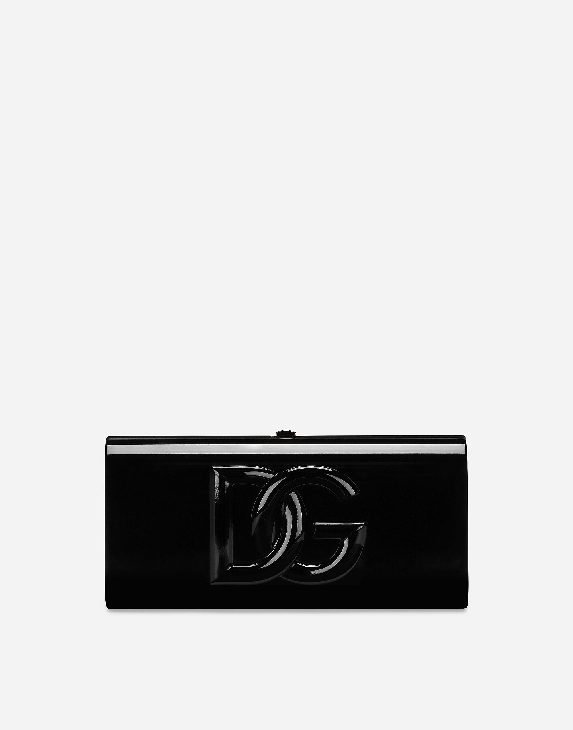 Dolce & Gabbana حقيبة كلاتش دولتشي بوكس أسود BB7625AU640