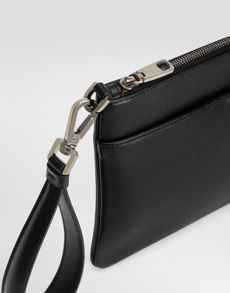 Dolce & Gabbana Calfskin necessaire Black BP3294AV956