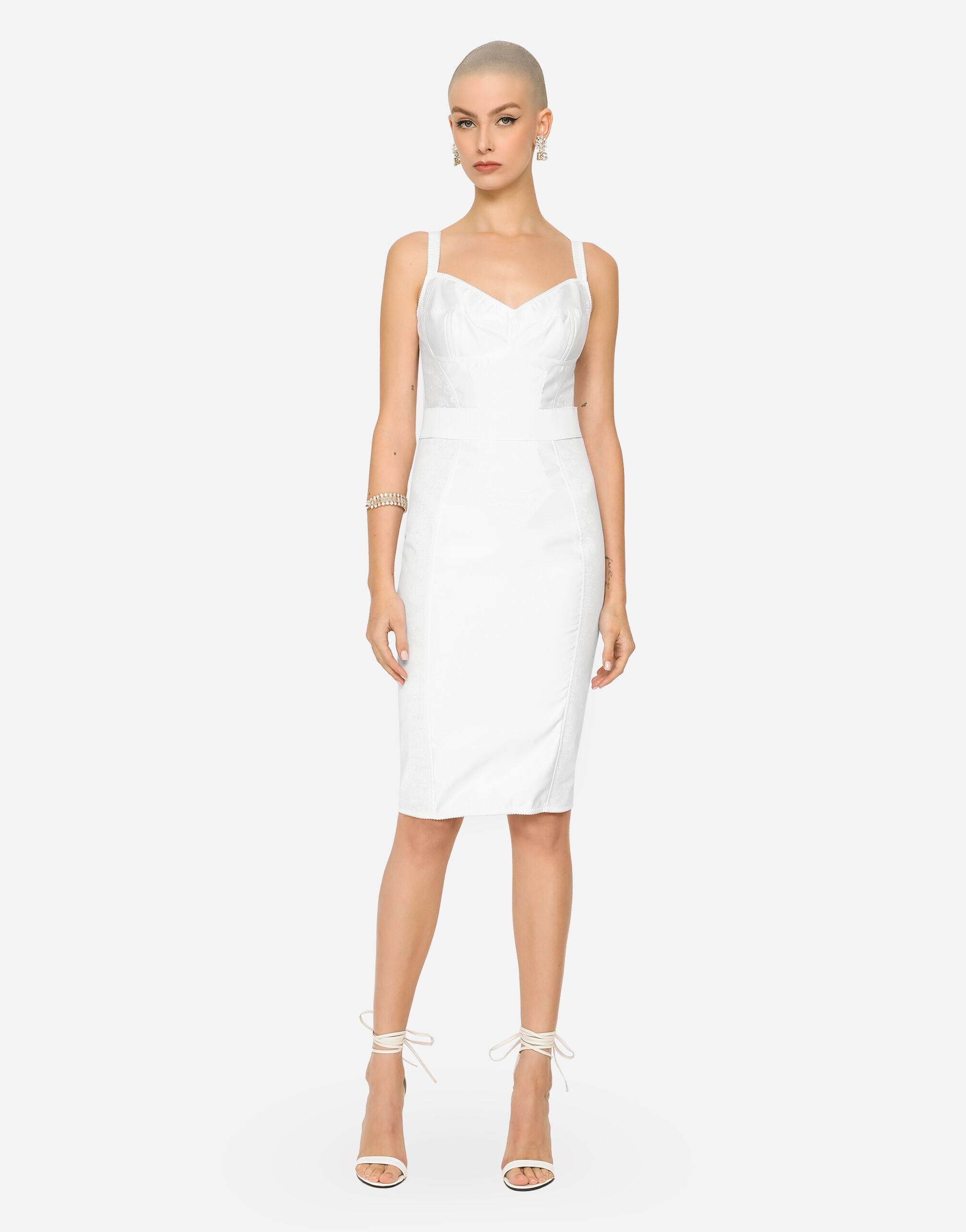 Dolce amp; Gabbana corset bustier dress - White