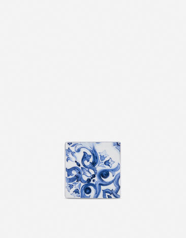 Dolce & Gabbana Small Porcelain Coaster Multicolor TC0072TCAEM