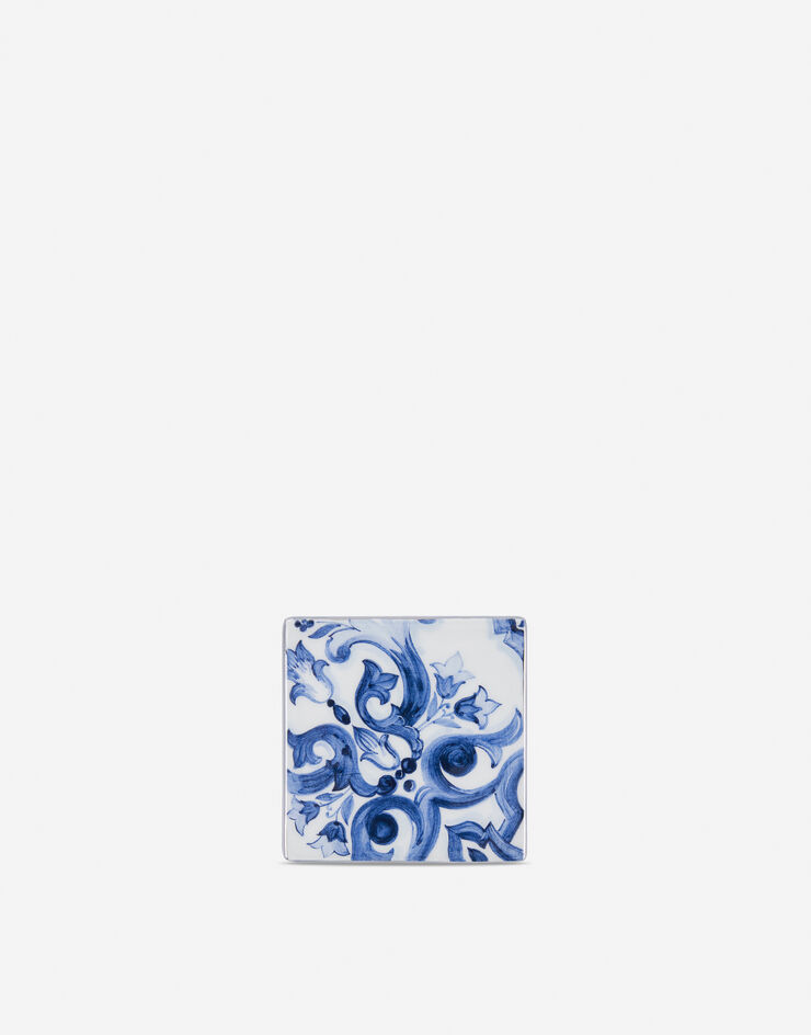 Dolce & Gabbana Small Porcelain Coaster Multicolor TC0065TCAD7