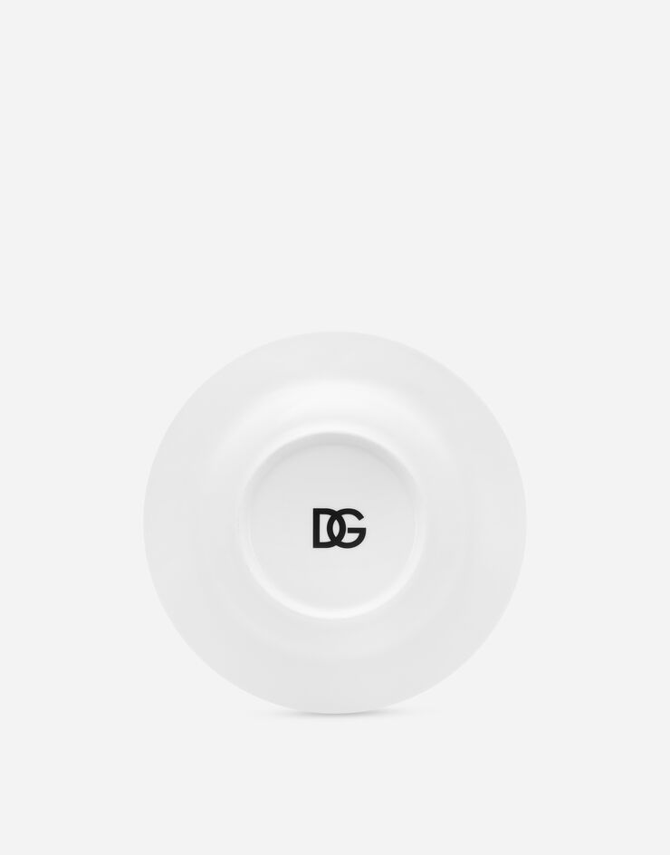 Dolce & Gabbana Set 2 Porcelain Soup Plates Multicolor TC0S05TCA48
