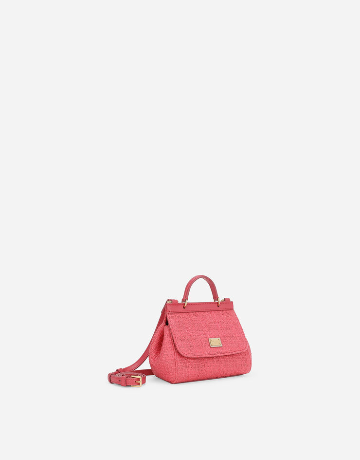 Dolce & Gabbana Minibolso de mano Sicily Fucsia EB0003AW814