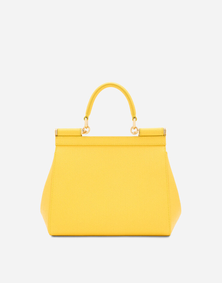 Dolce & Gabbana Bolso de mano Sicily pequeño Amarillo BB6003A1001