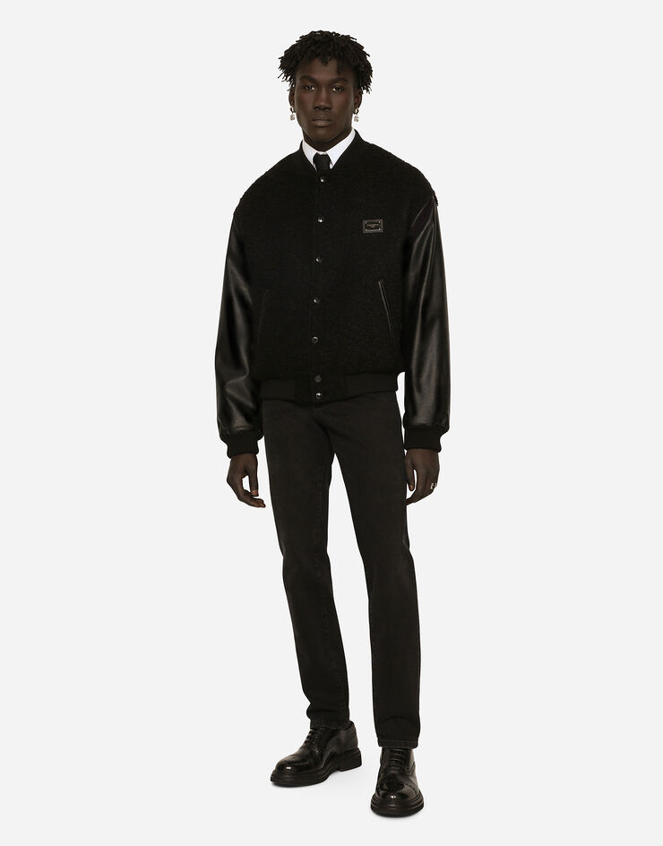 Dolce&Gabbana جينز دنيم مرن بقصة ضيقة وكشوط خفيفة متعدد الألوان GY07CDG8JT5