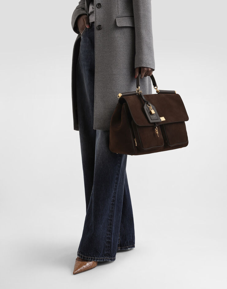 Dolce & Gabbana My Sicily handbag in split calfskin Dolce & Gabbana My Sicily handbag in split calfskin Multicolor BB7970BO903