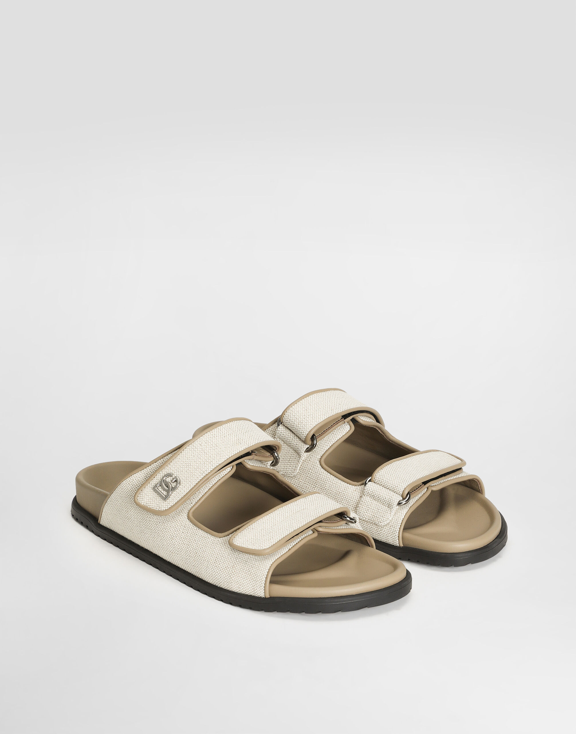 Canvas sandals in Multicolor for Men | Dolce&Gabbana® US