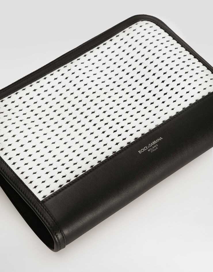 Dolce & Gabbana Atene plongé calfskin clutch bag Multicolor BM2528AN419