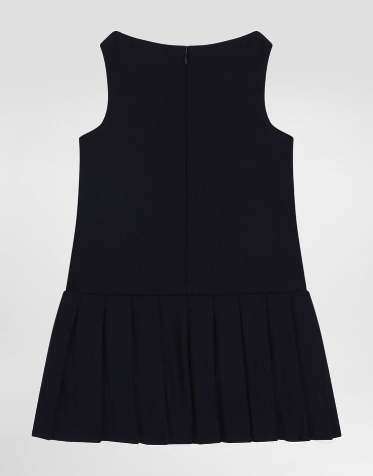 Dolce & Gabbana Wool canvas dress Blue L54DH0FU28G