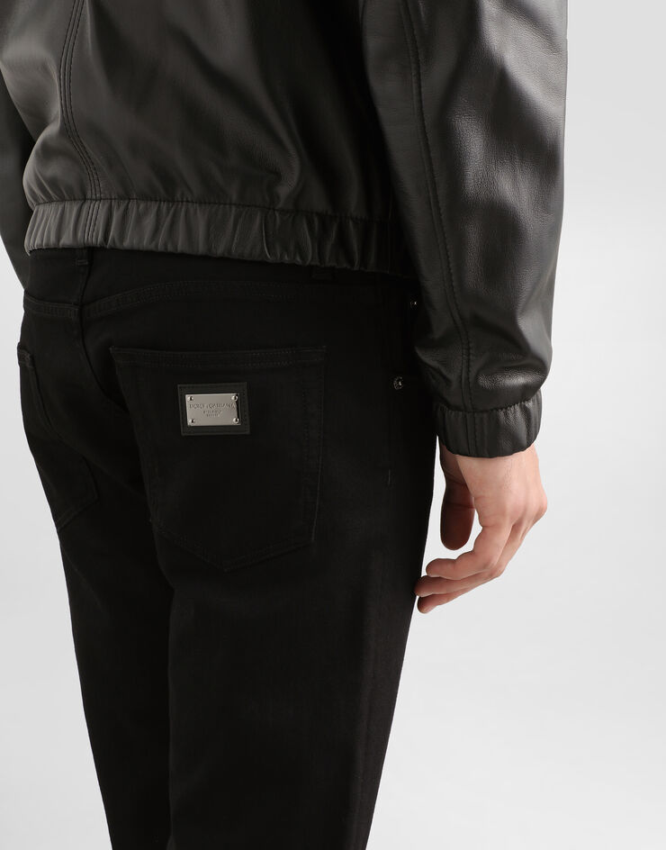 Dolce & Gabbana Jeans Slim Stretch schwarz gewaschen Mehrfarbig GY07CDG8GW6