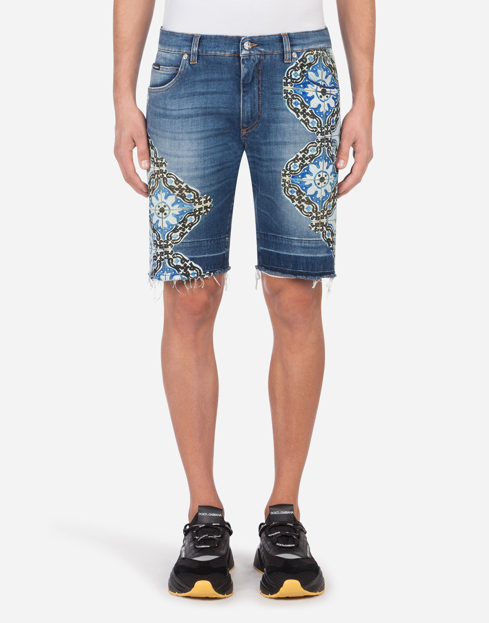 Dolce gabbana hot sale denim shorts