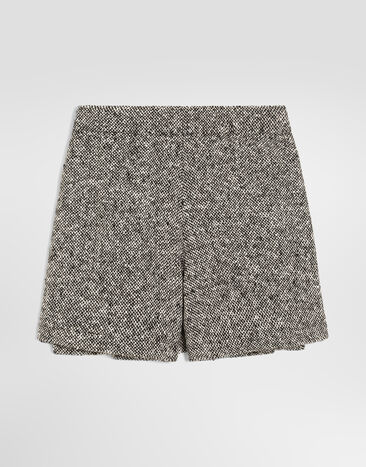 Dolce & Gabbana Birdseye wool blend skirt Multicolor L53Q58FM3FF