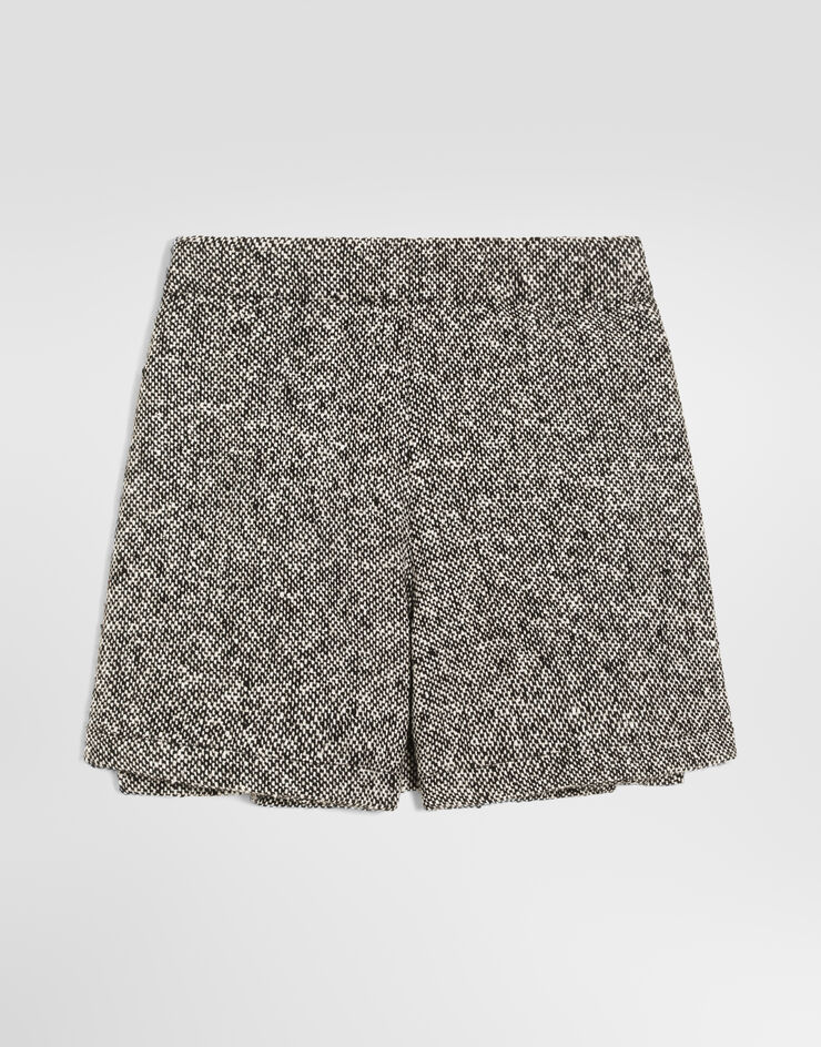 Dolce & Gabbana Birdseye wool blend skirt Dolce & Gabbana Birdseye wool blend skirt Multicolor L53Q58FM3FF