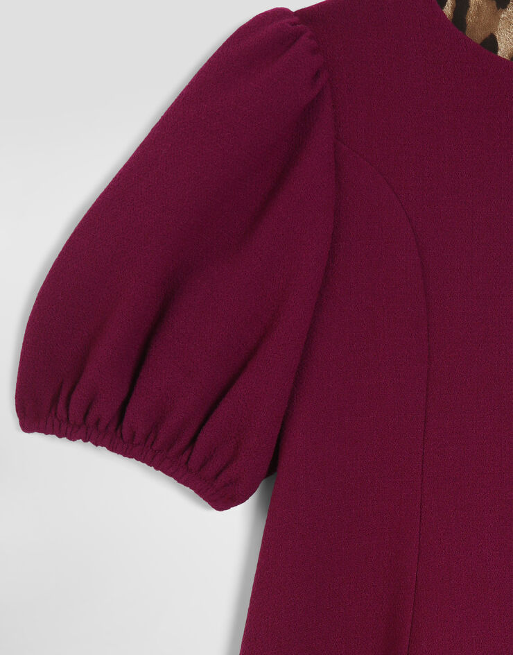 Dolce & Gabbana Double wool crêpe dress Dolce & Gabbana Double wool crêpe dress Fuchsia L54DV6FU207