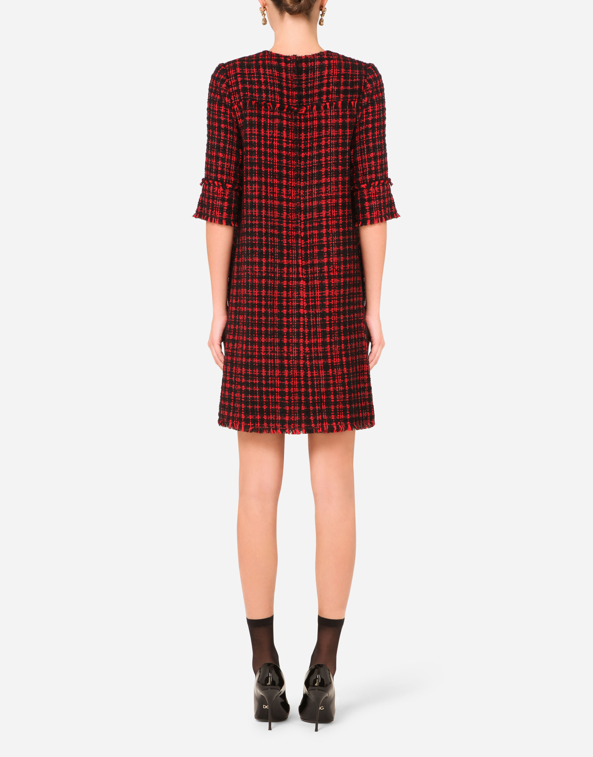 Dolce gabbana tweed dress best sale
