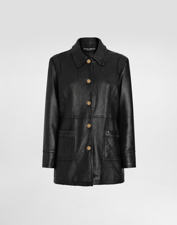 Dolce & Gabbana Vintage lambskin jacket Black F0W3PLGDDEA