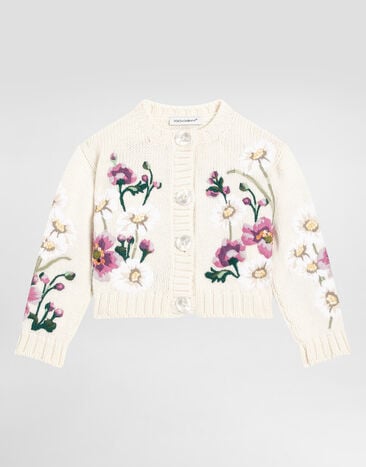 Dolce & Gabbana Wool cardigan White L2KWMFJGMB7