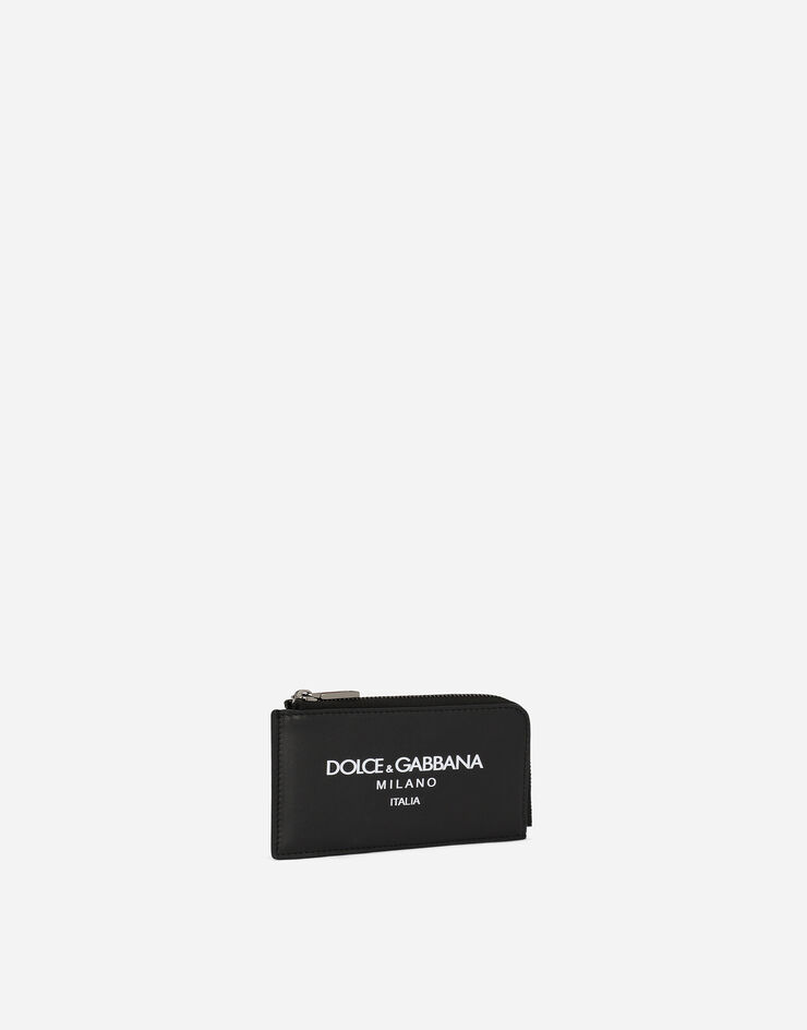 Dolce & Gabbana حافظة بطاقات من جلد عجل بشعار متعدد الألوان BP3274AN244