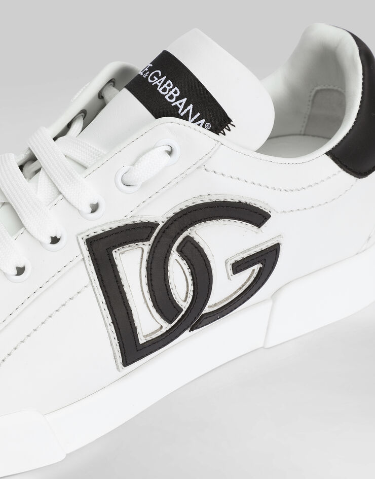 Dolce & Gabbana Calfskin Portofino sneakers with DG logo  Multicolore CK1545AC330