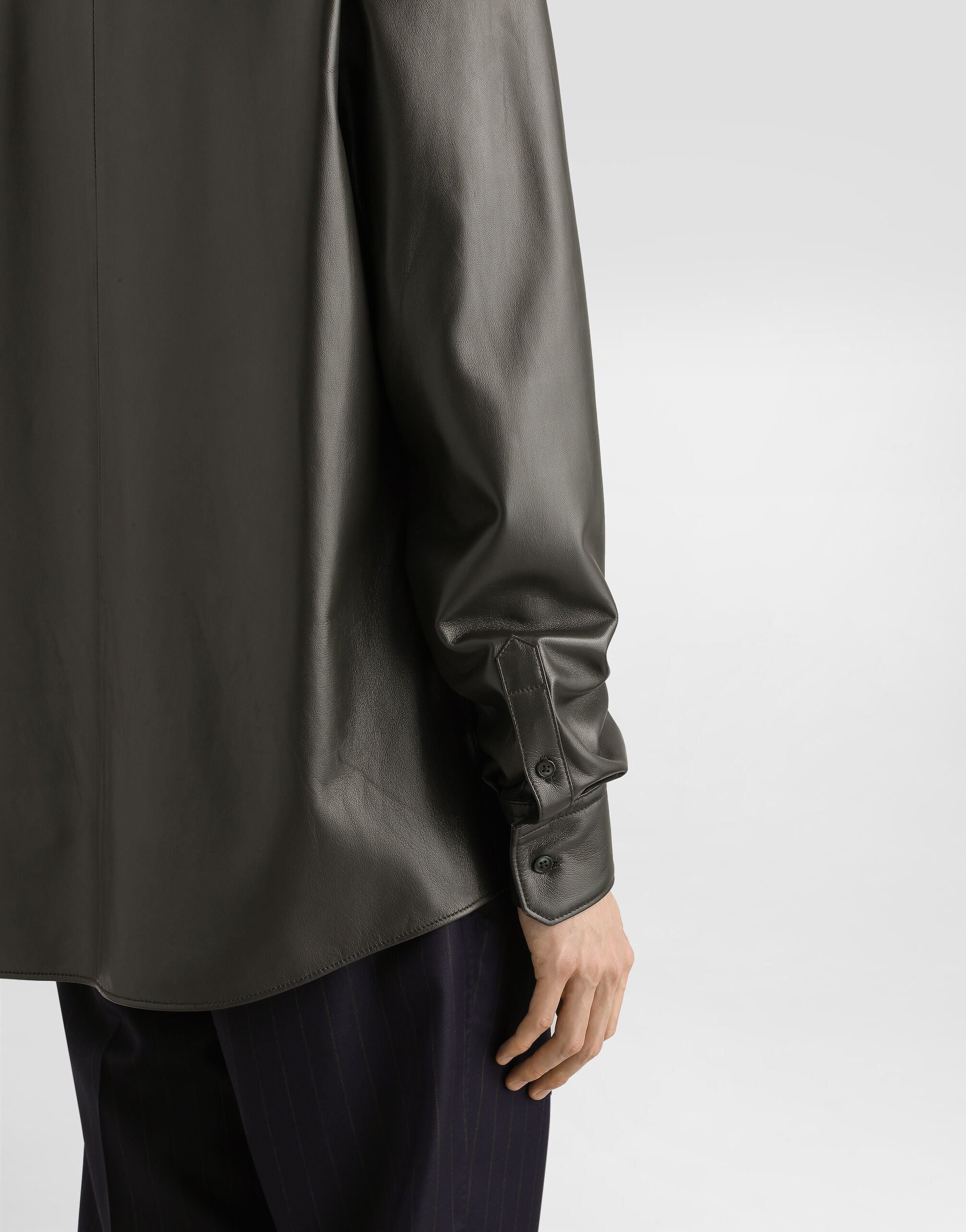 Nappa leather shirt - thumbnail 5