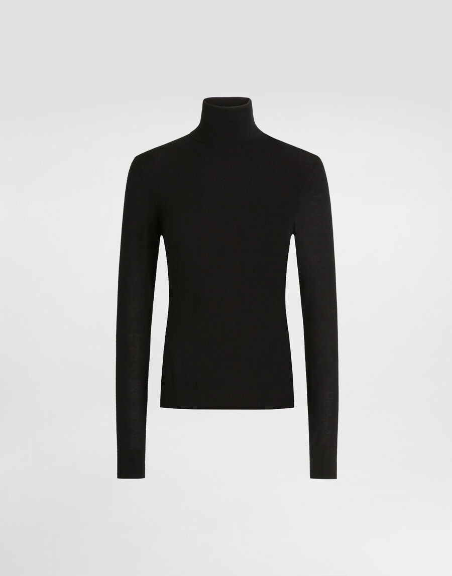 Cashmere turtleneck pullover