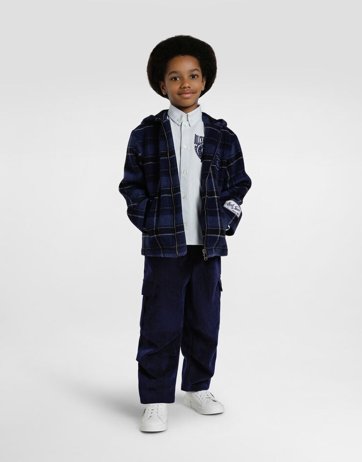 Dolce & Gabbana Check wool coat Multicolor L42C36FQZAL