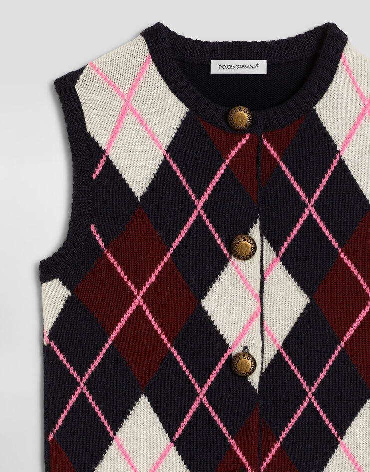 Dolce & Gabbana Virgin wool sweater vest  L5KWNCJDVGZ